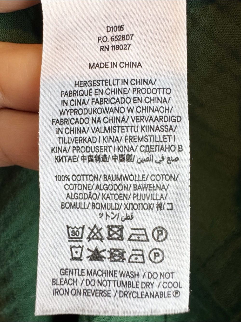 Boden | Green Cotton Gauze Tiered Dress, 12 - Picture 8 of 10
